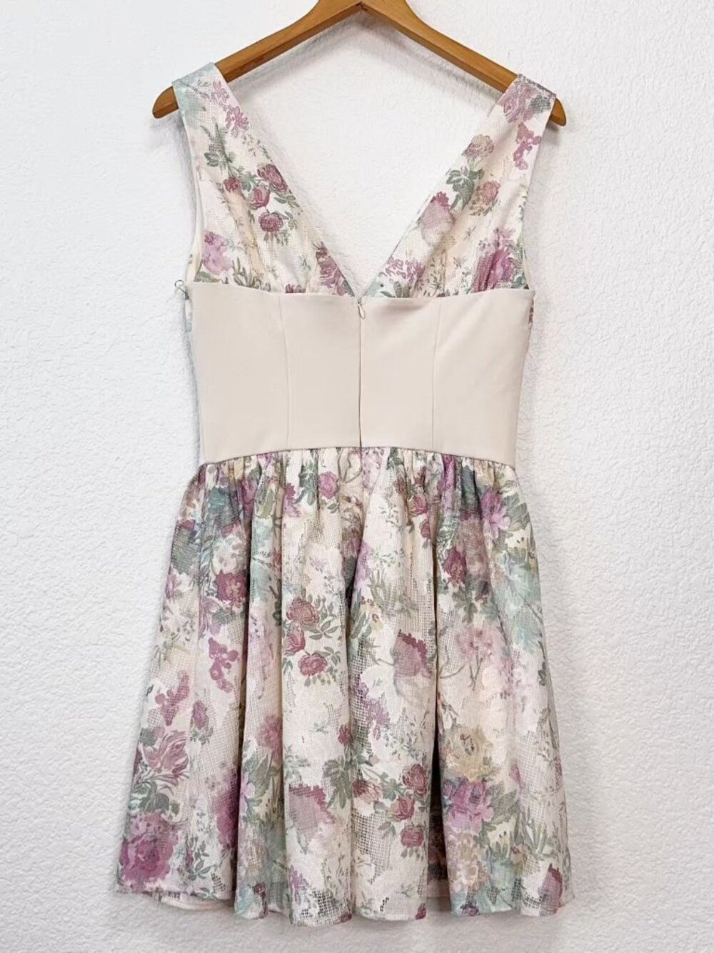 Arose Studio Grace Sleeveless Plain Corset Waist Mini Dress $158 One Size - Picture 6 of 7